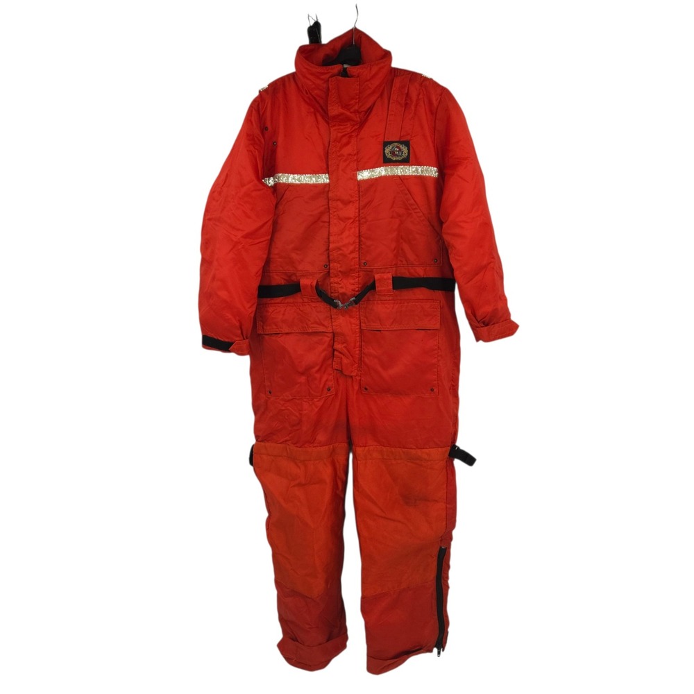 Stearns Anti Exposure Coverall Adult L 44-46 Red USCG Type V PFD Survival Suit